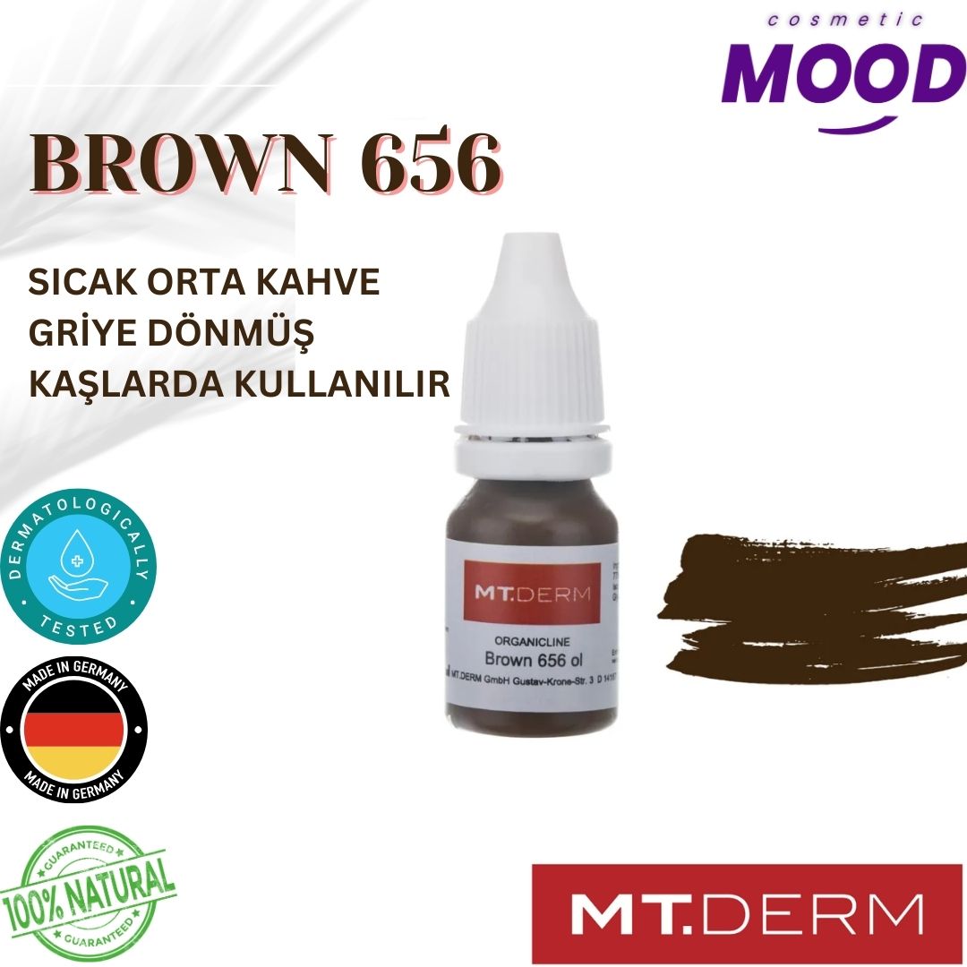 MT Derm Kalıcı Makyaj Boyası/brwn 656