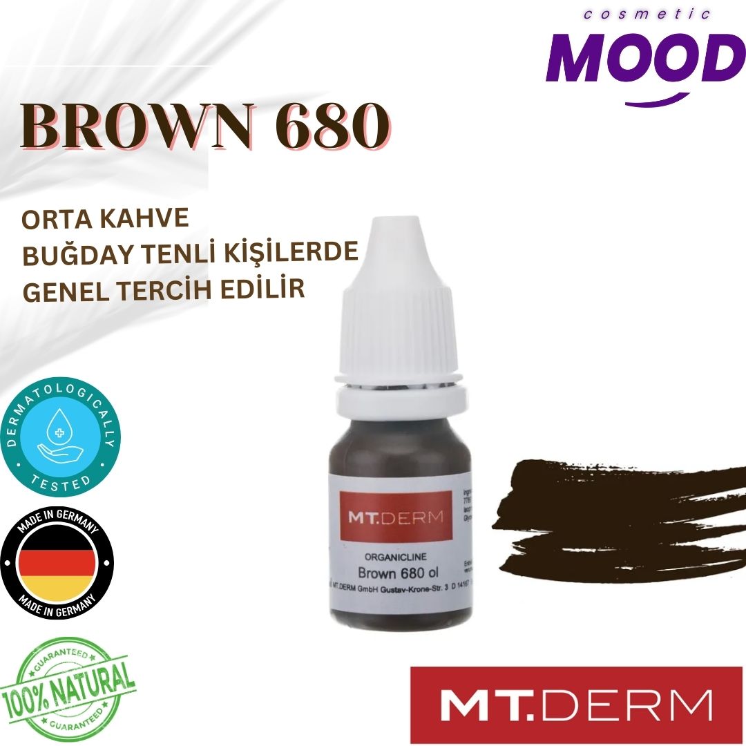 MT Kalıcı Makyaj Boyası/brown 680