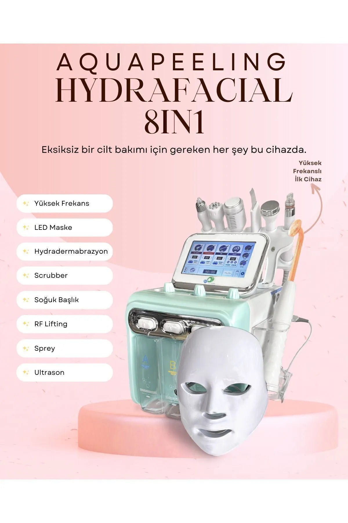 Hydra 8+1 Cilt Bakım Cihazı
