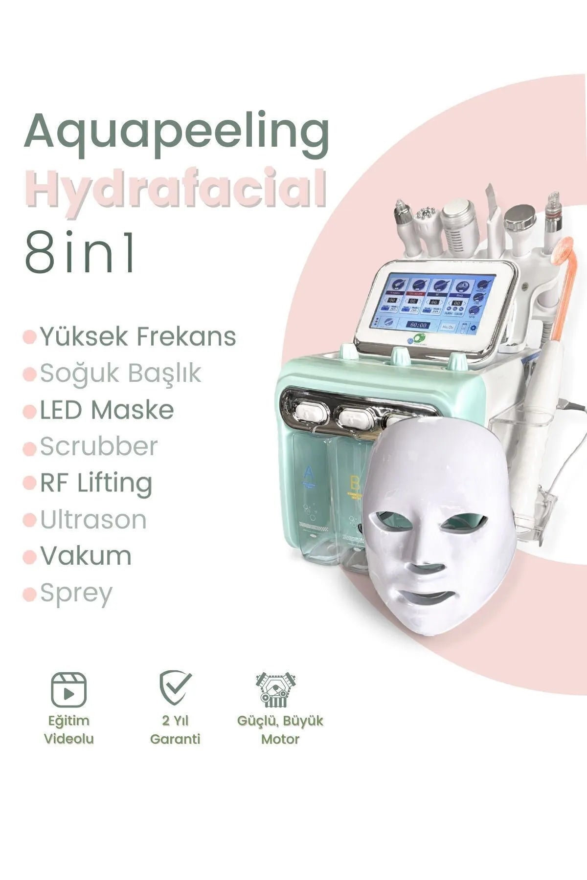 Hydra 8+1 Cilt Bakım Cihazı